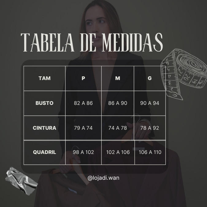 TABELA BASE DE MEDIDAS